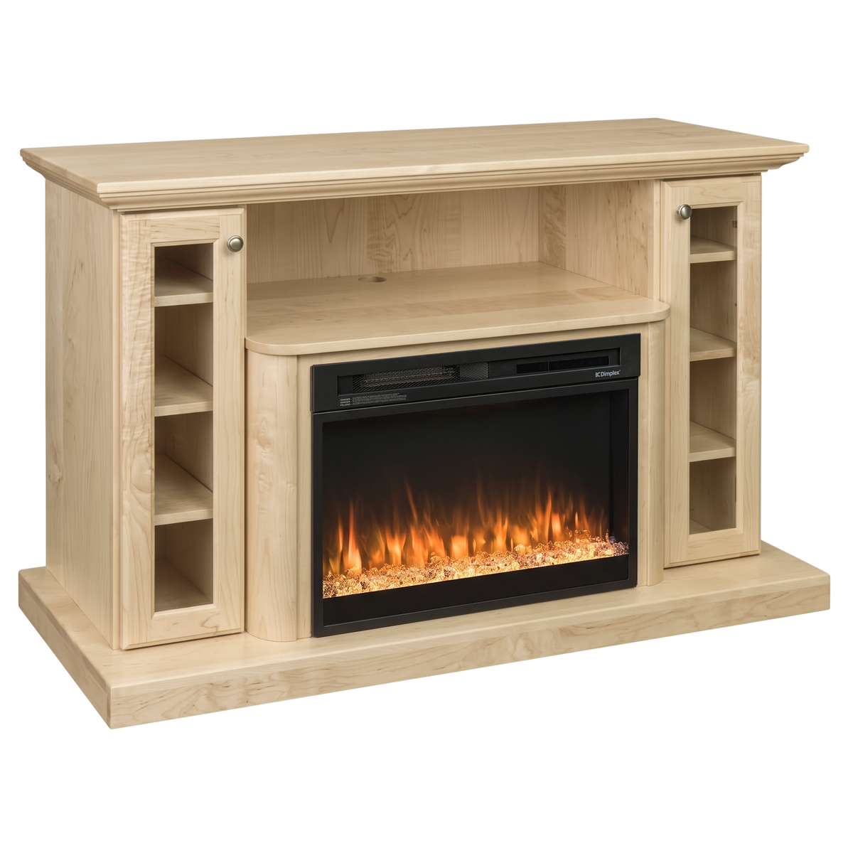 Hoosier Timbercraft Hartford Brown Maple Fireplace