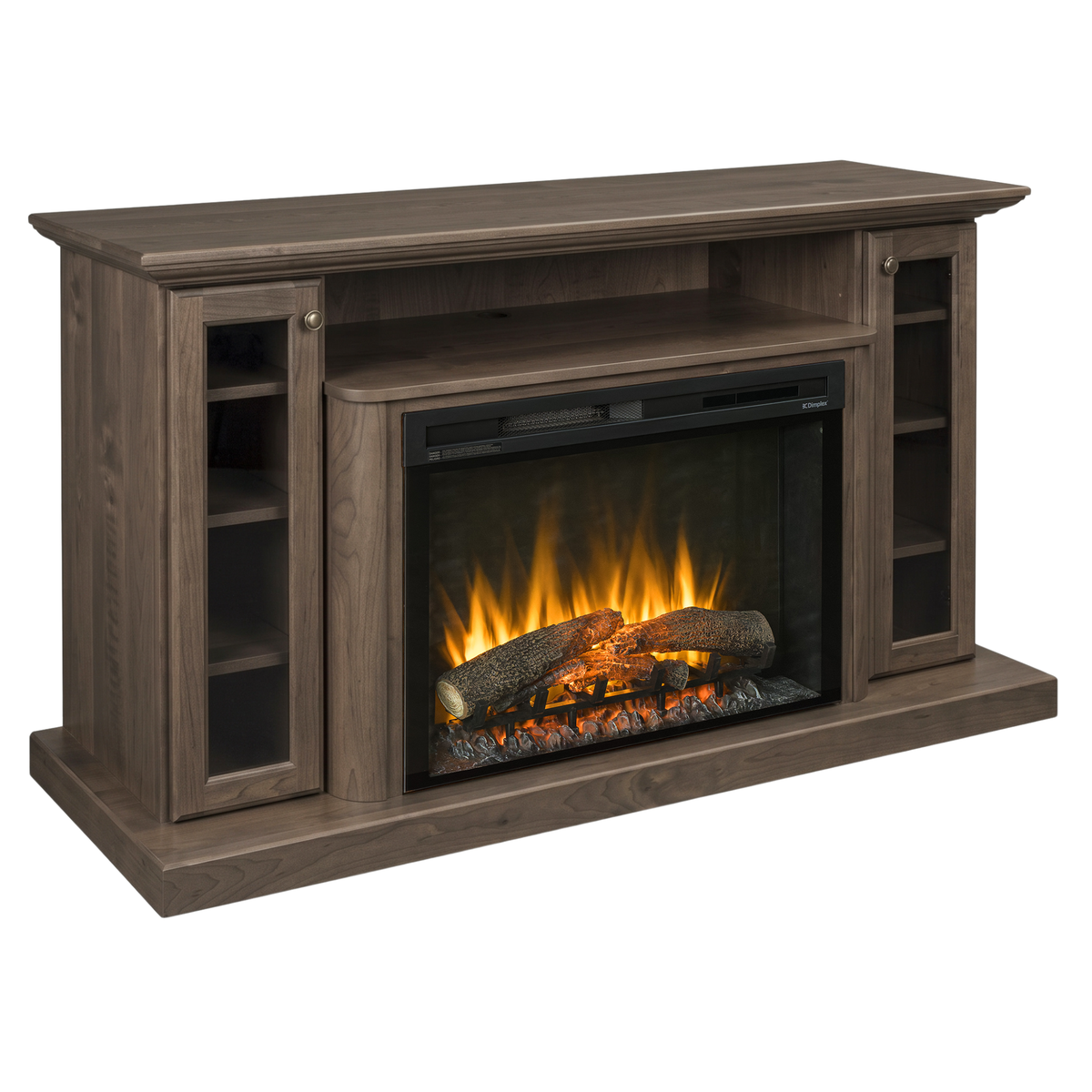 Hoosier Timbercraft Hartford Brown Maple Fireplace