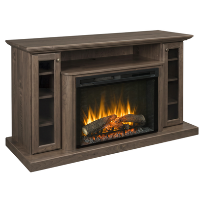Hoosier Timbercraft Hartford Brown Maple Fireplace