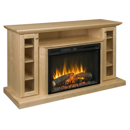 Hoosier Timbercraft Hartford Brown Maple Fireplace