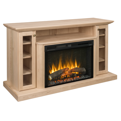 Hoosier Timbercraft Hartford Brown Maple Fireplace