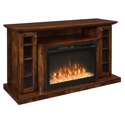 Hoosier Timbercraft Hartford Brown Maple Fireplace