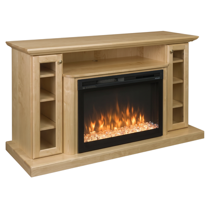 Hoosier Timbercraft Hartford Brown Maple Fireplace