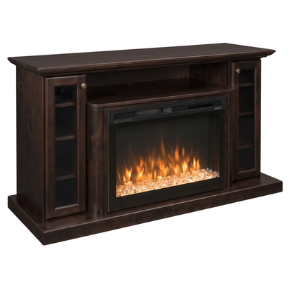 Hoosier Timbercraft Hartford Brown Maple Fireplace