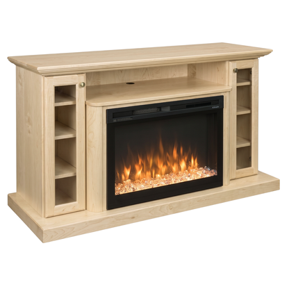 Hoosier Timbercraft Hartford Brown Maple Fireplace