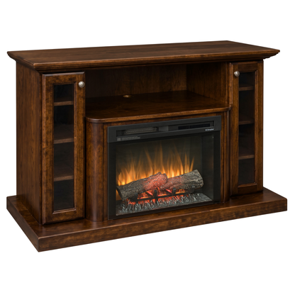 Hoosier Timbercraft Hartford Brown Maple Fireplace