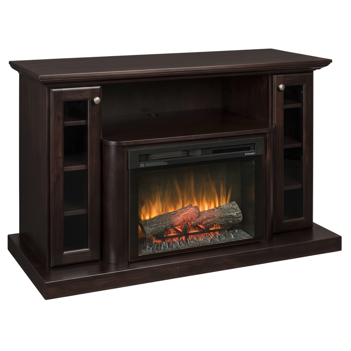 Hoosier Timbercraft Hartford Brown Maple Fireplace