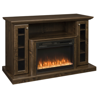 Hoosier Timbercraft Hartford Brown Maple Fireplace