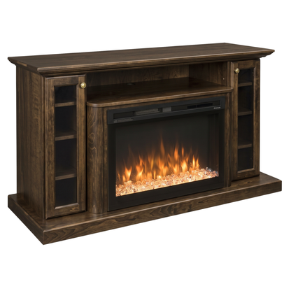 Hoosier Timbercraft Hartford Brown Maple Fireplace