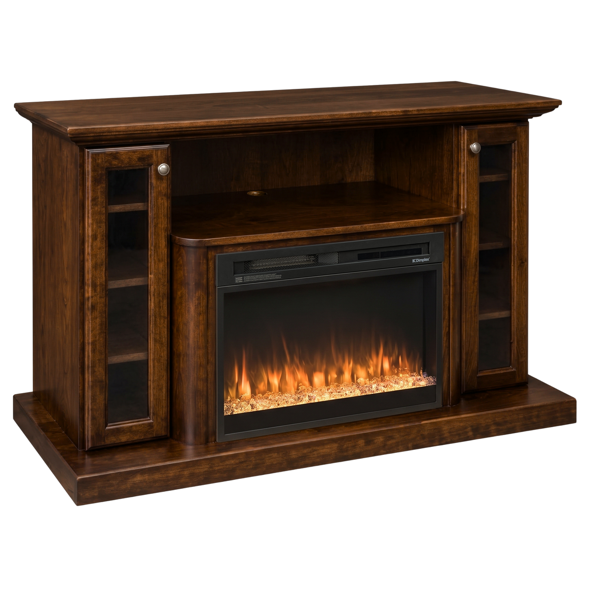 Hoosier Timbercraft Hartford Brown Maple Fireplace