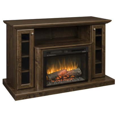 Hoosier Timbercraft Hartford Brown Maple Fireplace