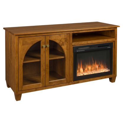 Hoosier Timbercraft Hazelwood Brown Maple Fireplace