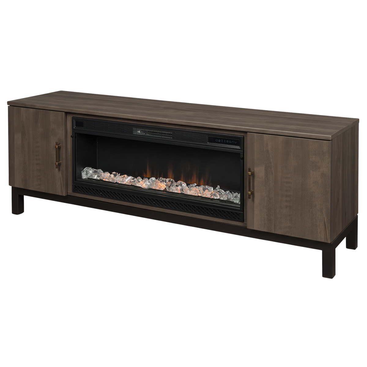 Hoosier Timbercraft Kinser Electric Fireplace TV Stand