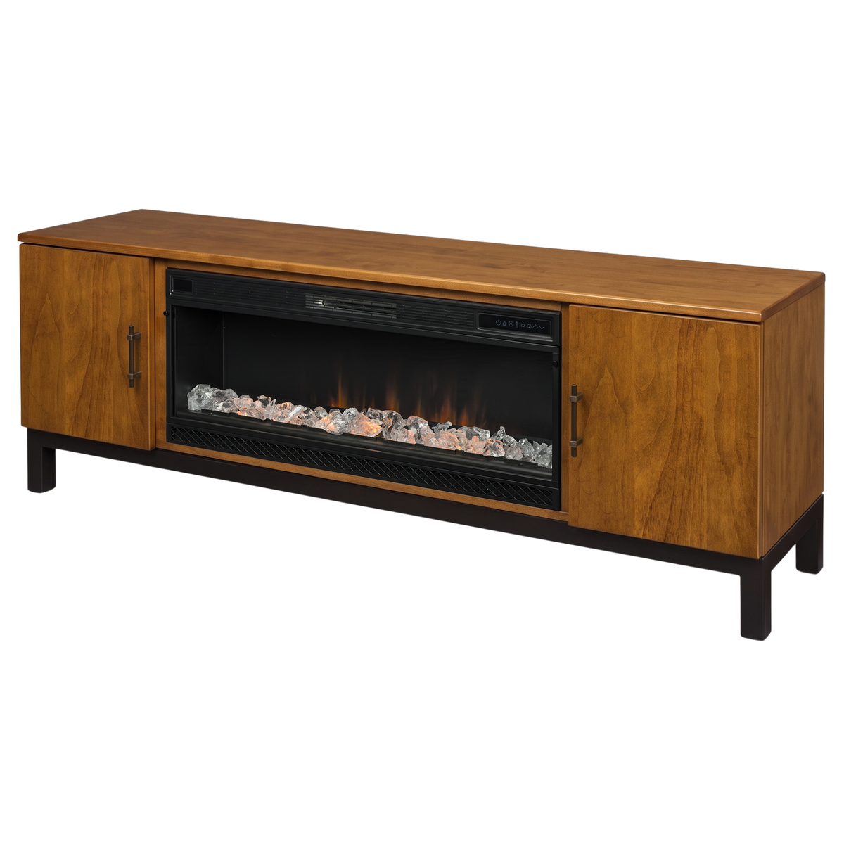 Hoosier Timbercraft Kinser Electric Fireplace TV Stand