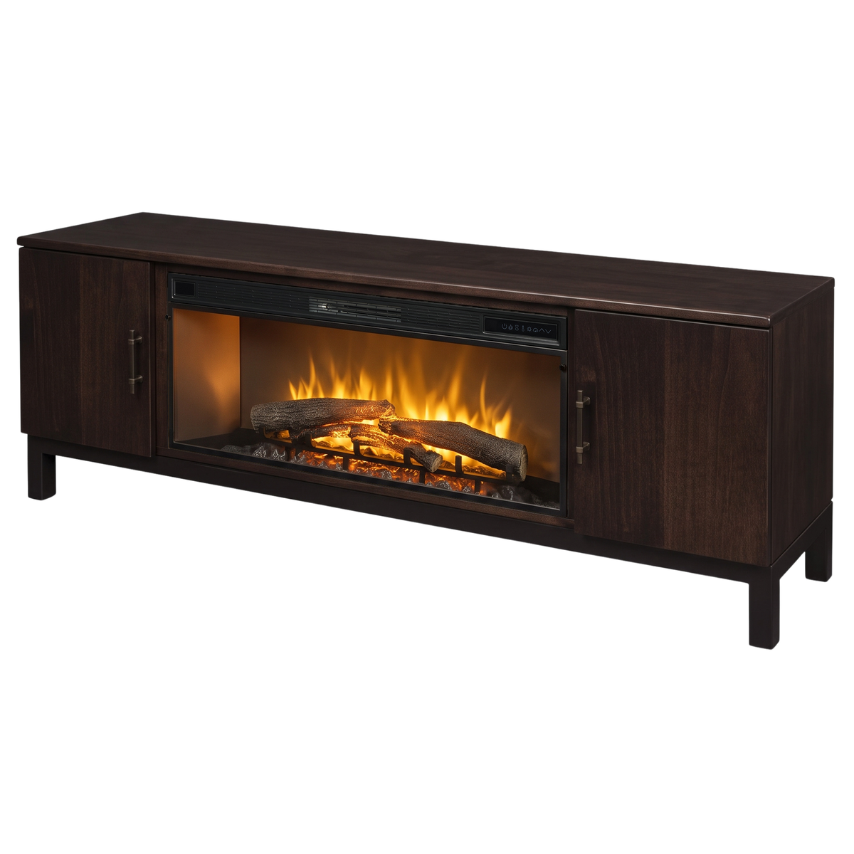 Hoosier Timbercraft Kinser Electric Fireplace TV Stand