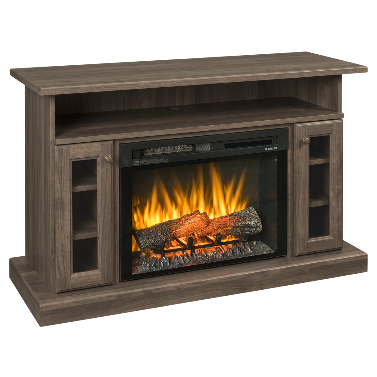 Hoosier Timbercraft Montford Brown Maple Fireplace