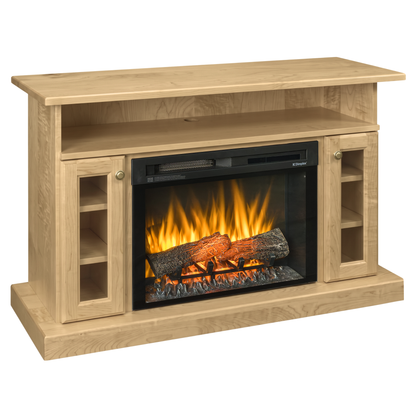 Hoosier Timbercraft Montford Brown Maple Fireplace