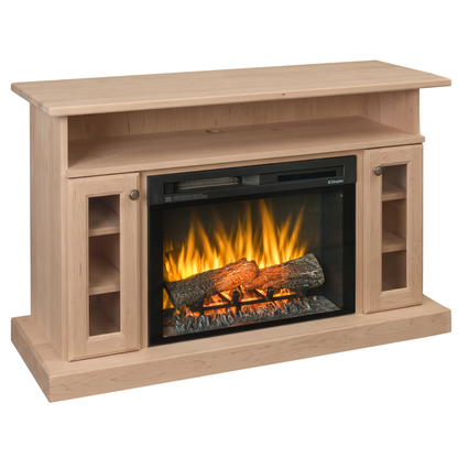 Hoosier Timbercraft Montford Brown Maple Fireplace
