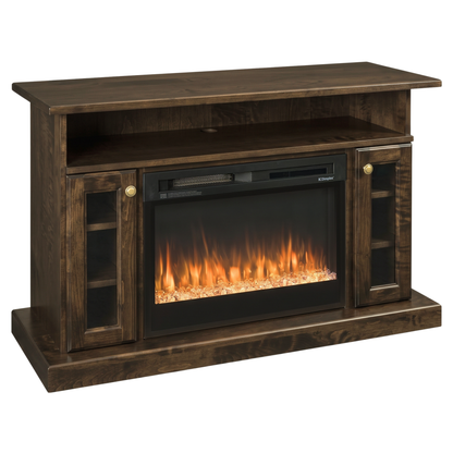 Hoosier Timbercraft Montford Brown Maple Fireplace
