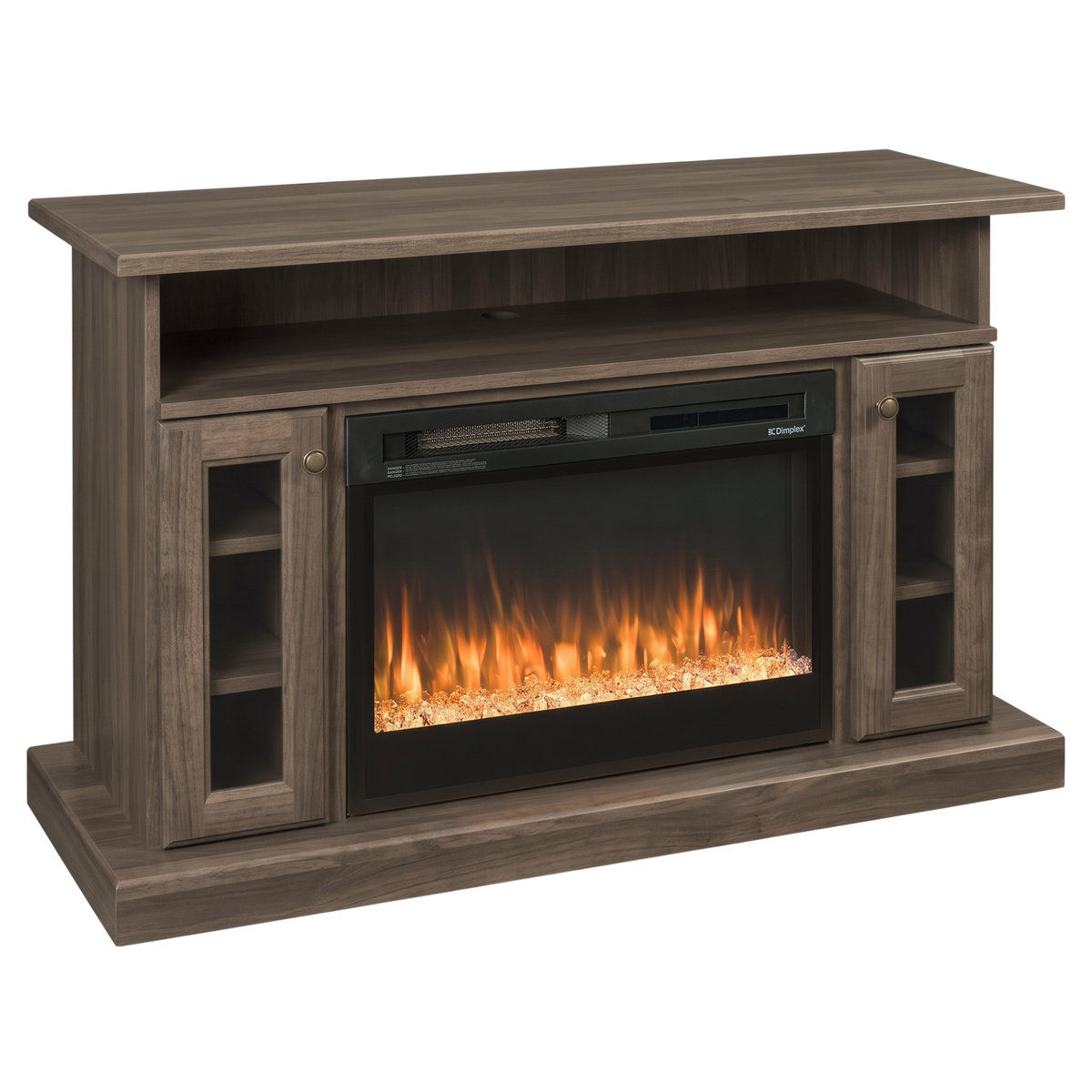 Hoosier Timbercraft Montford Brown Maple Fireplace