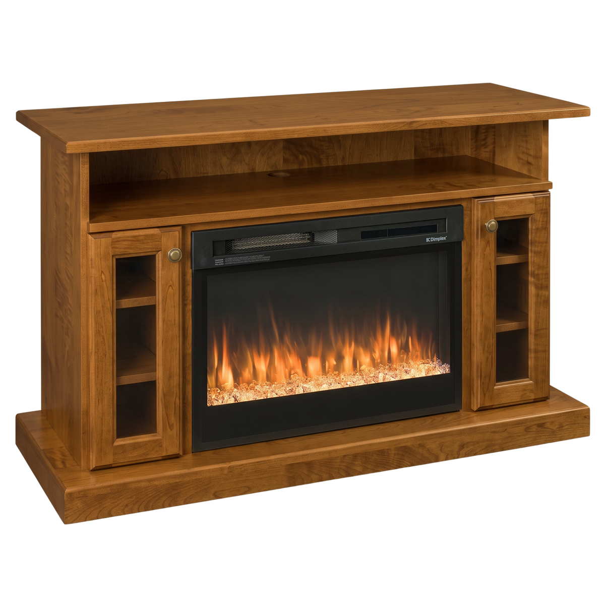 Hoosier Timbercraft Montford Brown Maple Fireplace