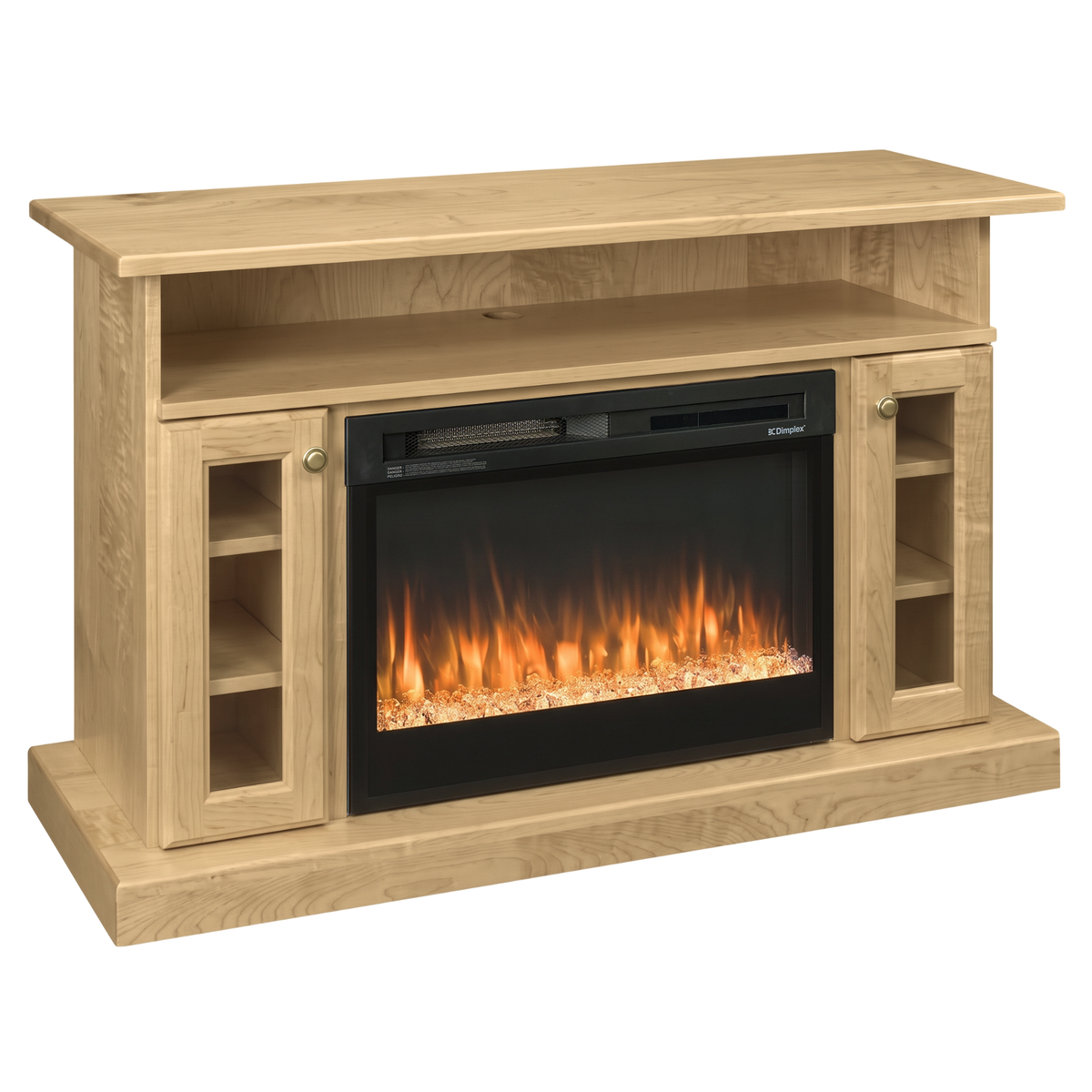 Hoosier Timbercraft Montford Brown Maple Fireplace