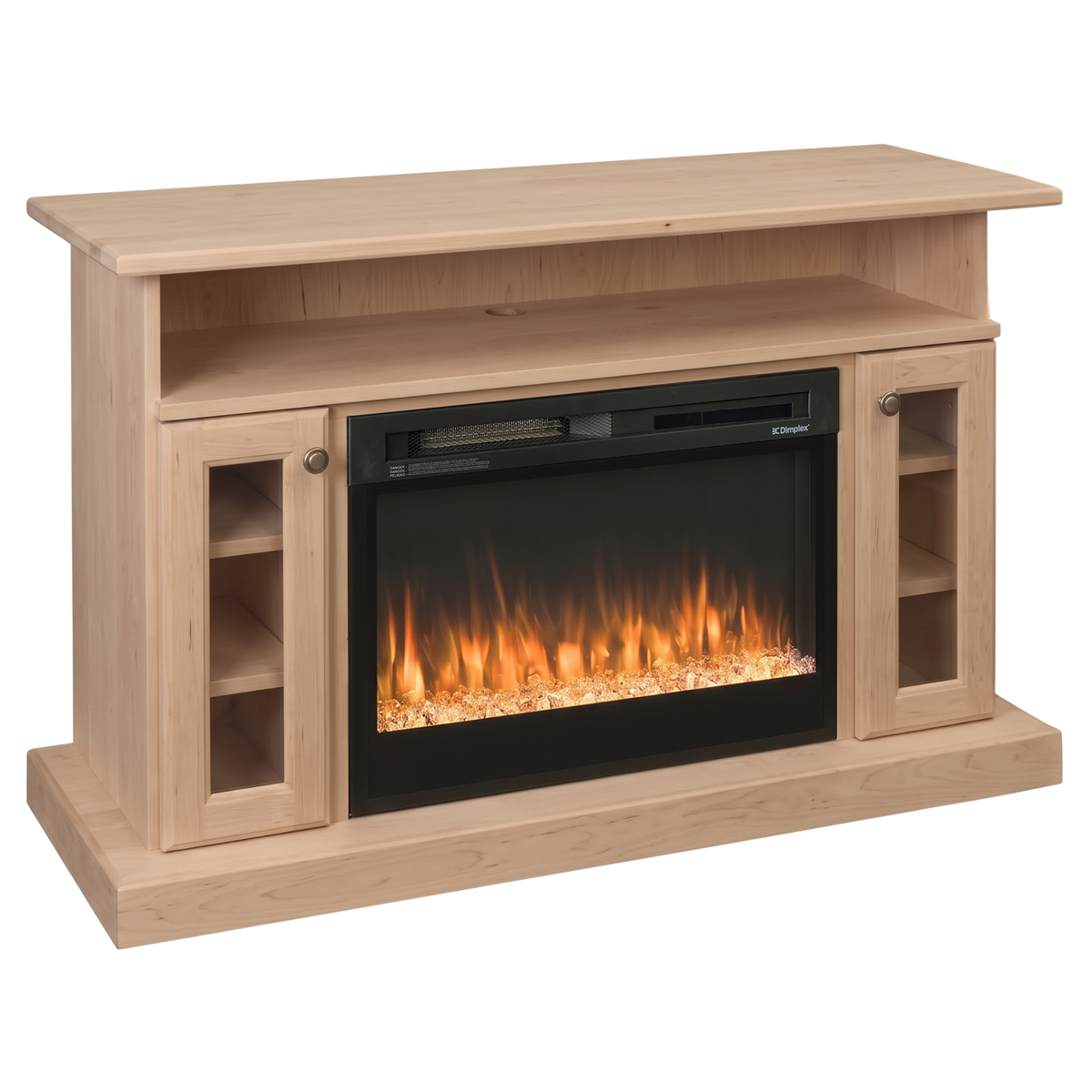 Hoosier Timbercraft Montford Brown Maple Fireplace