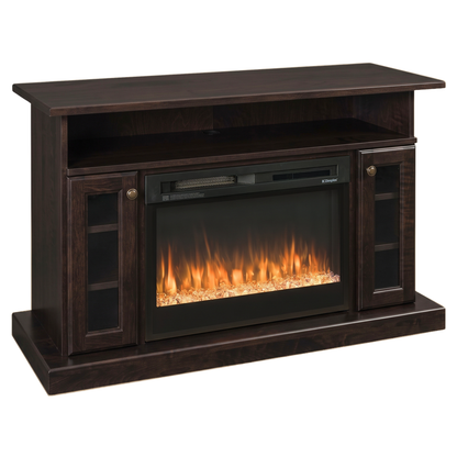 Hoosier Timbercraft Montford Brown Maple Fireplace