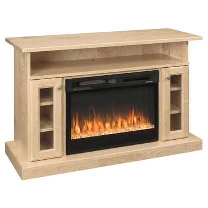 Hoosier Timbercraft Montford Brown Maple Fireplace