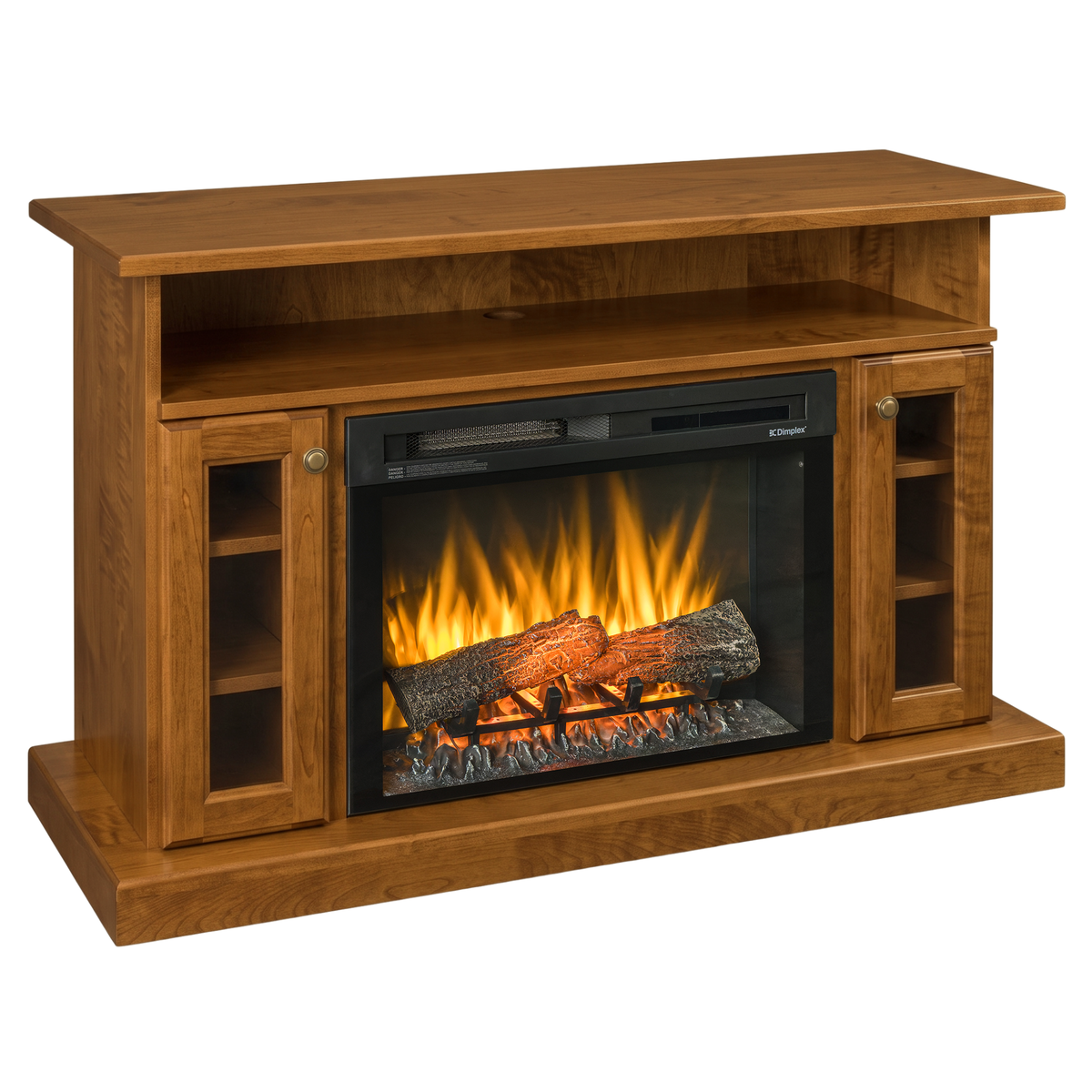 Hoosier Timbercraft Montford Brown Maple Fireplace