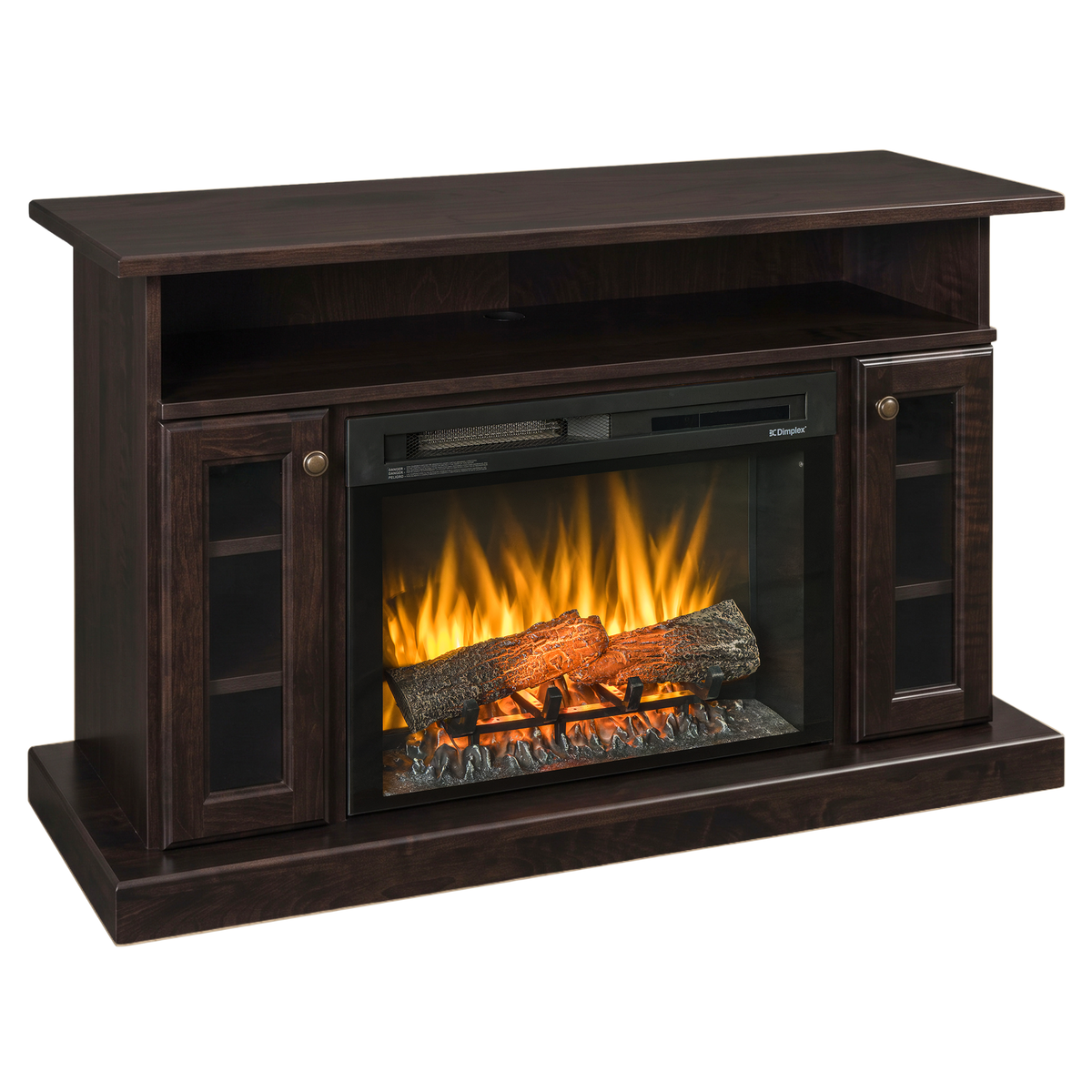 Hoosier Timbercraft Montford Brown Maple Fireplace