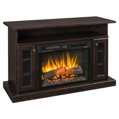 Hoosier Timbercraft Montford Brown Maple Fireplace