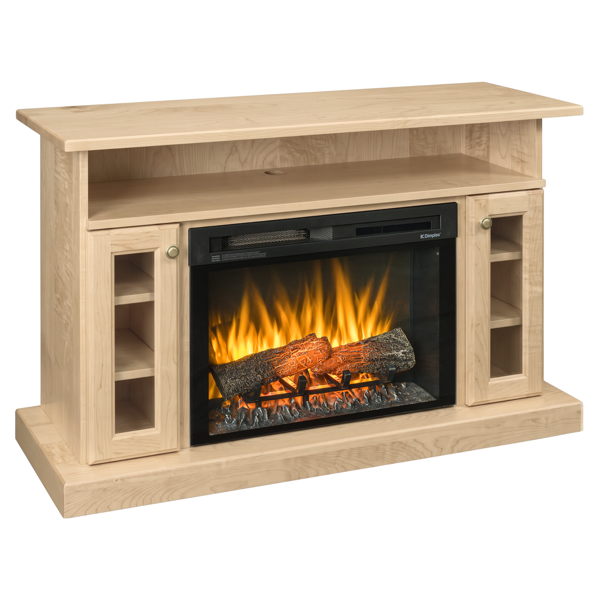 Hoosier Timbercraft Montford Brown Maple Fireplace