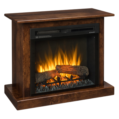 Hoosier Timbercraft Providence Electric Brown Maple Fireplace