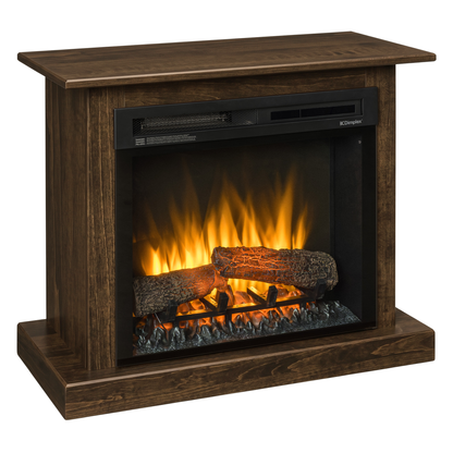 Hoosier Timbercraft Providence Electric Brown Maple Fireplace