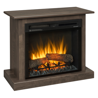 Hoosier Timbercraft Providence Electric Brown Maple Fireplace