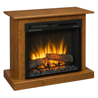 Hoosier Timbercraft Providence Electric Brown Maple Fireplace