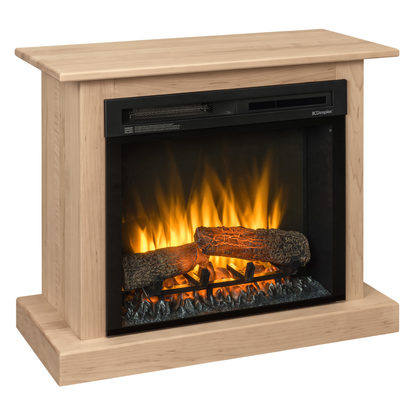 Hoosier Timbercraft Providence Electric Brown Maple Fireplace