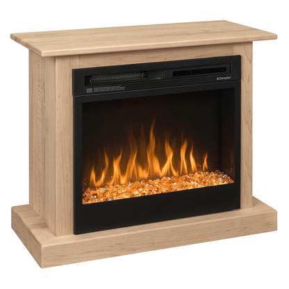 Hoosier Timbercraft Providence Electric Brown Maple Fireplace