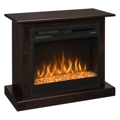Hoosier Timbercraft Providence Electric Brown Maple Fireplace