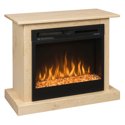 Hoosier Timbercraft Providence Electric Brown Maple Fireplace