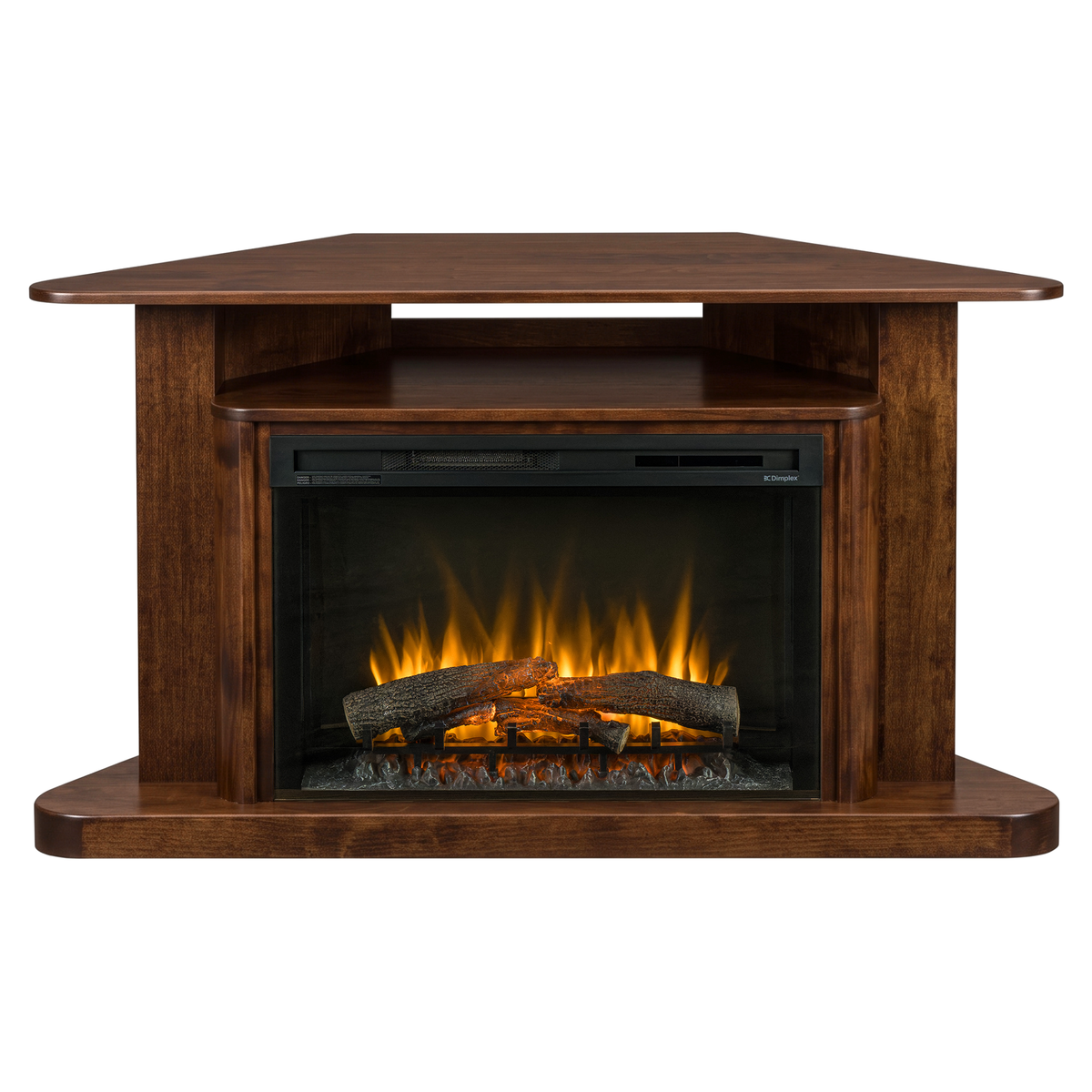 Hoosier Timbercraft Somerset Electric Corner Fireplace