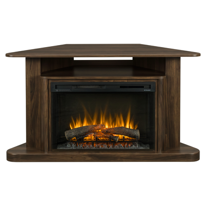 Hoosier Timbercraft Somerset Electric Corner Fireplace