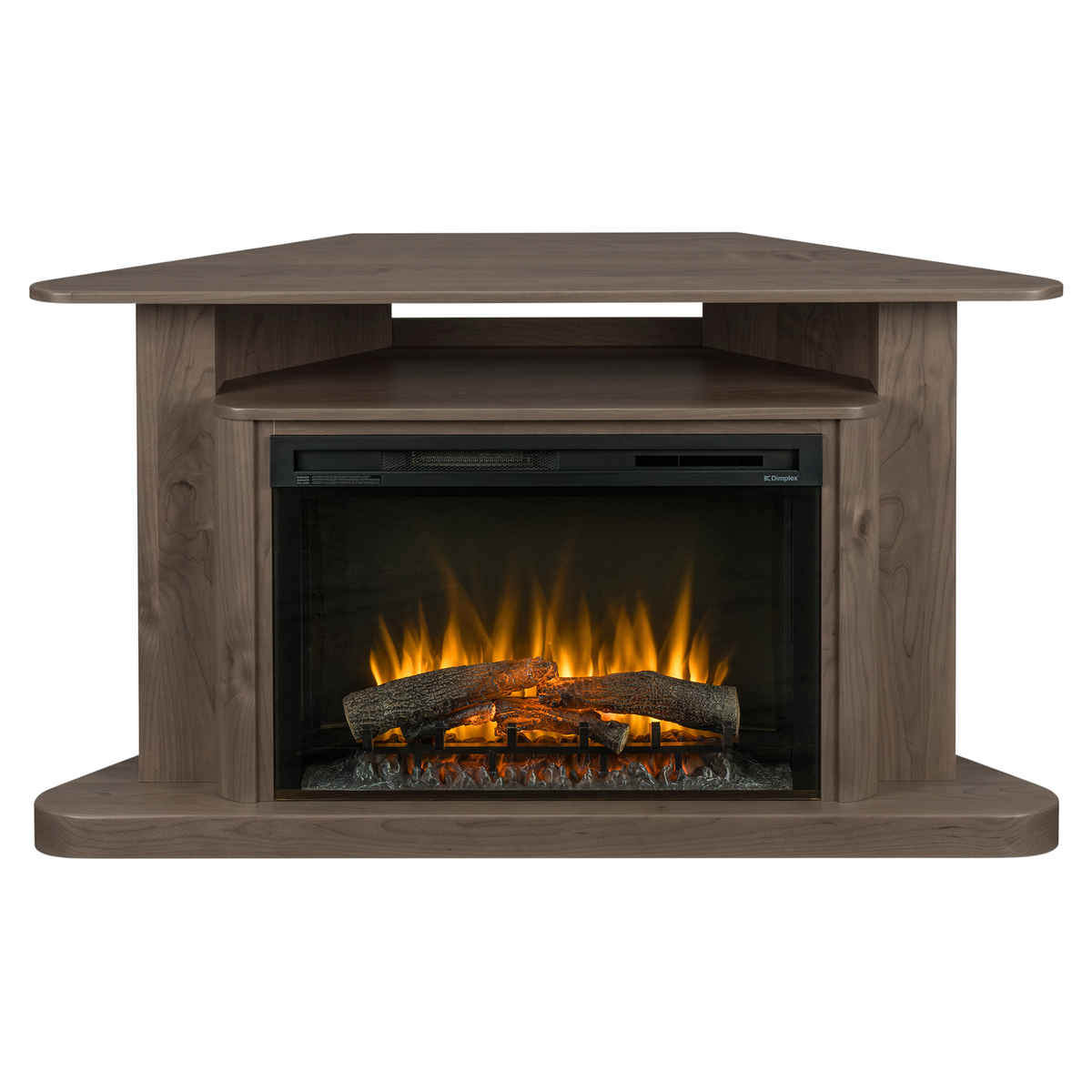 Hoosier Timbercraft Somerset Electric Corner Fireplace