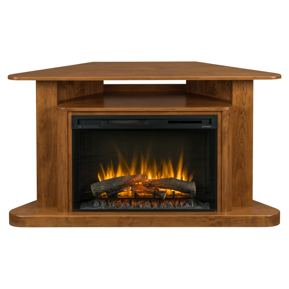 Hoosier Timbercraft Somerset Electric Corner Fireplace