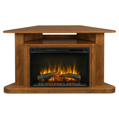 Hoosier Timbercraft Somerset Electric Corner Fireplace