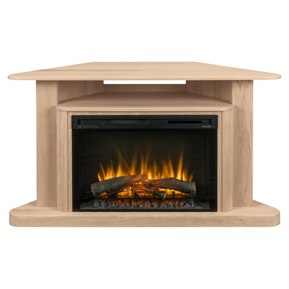 Hoosier Timbercraft Somerset Electric Corner Fireplace