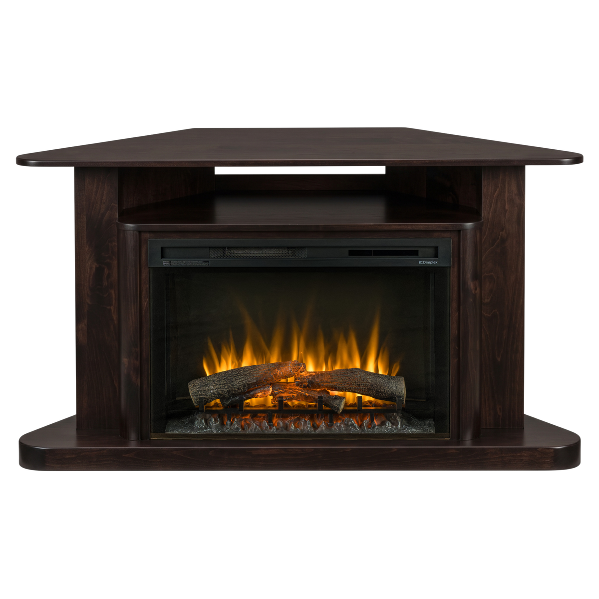 Hoosier Timbercraft Somerset Electric Corner Fireplace