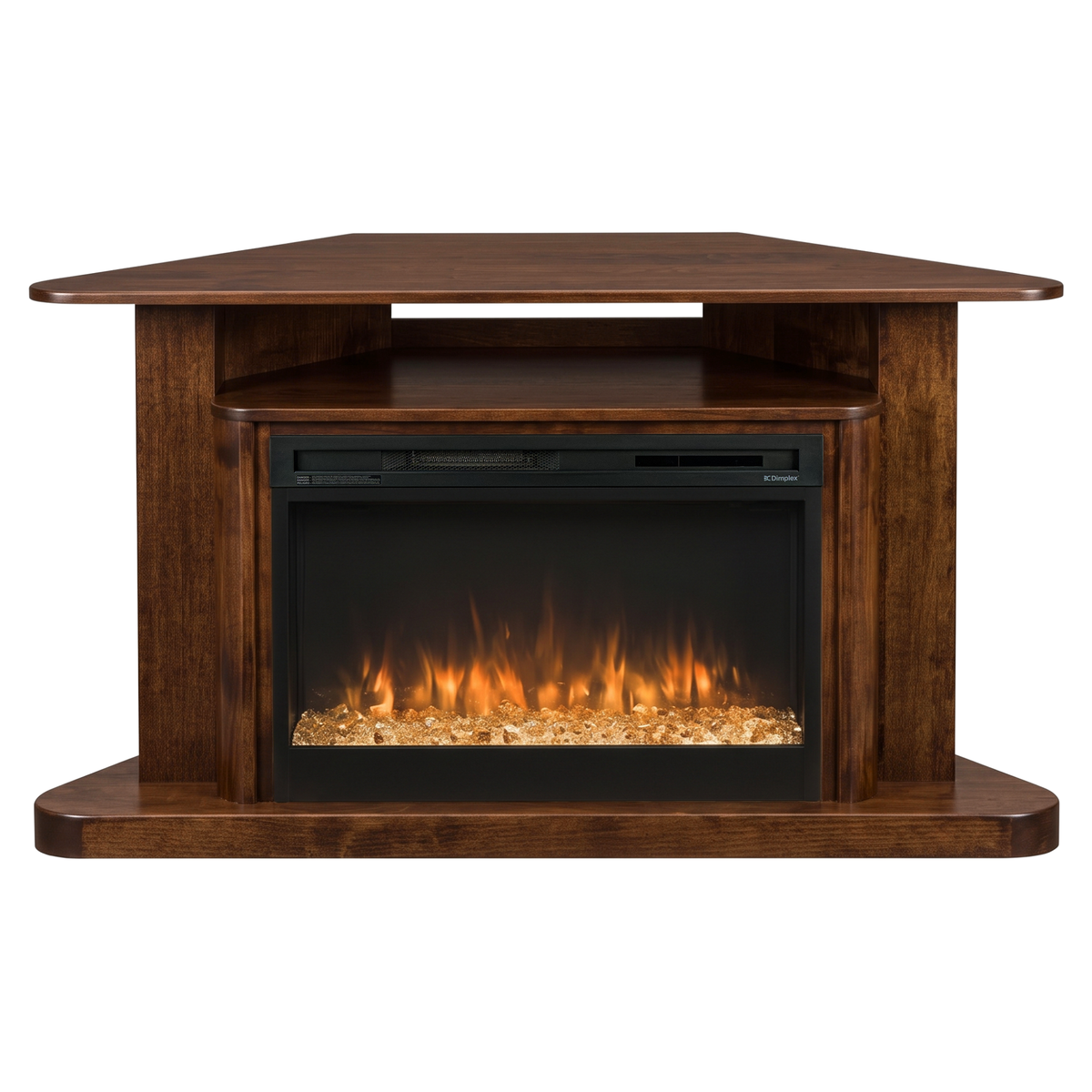 Hoosier Timbercraft Somerset Electric Corner Fireplace