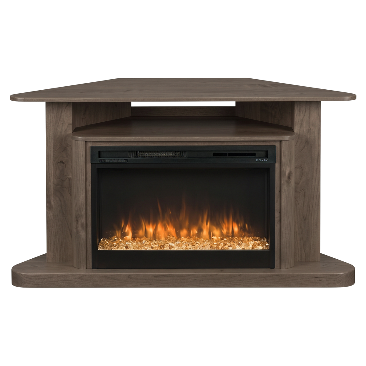 Hoosier Timbercraft Somerset Electric Corner Fireplace